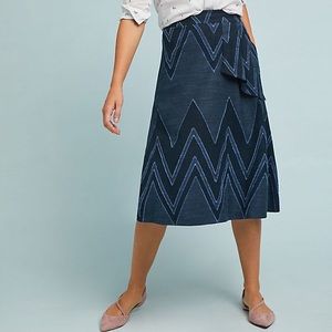 Anthropologie Eva Franco Midi Skirt